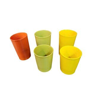 Tupperware Vintage Tumblers 1970s 8 oz
